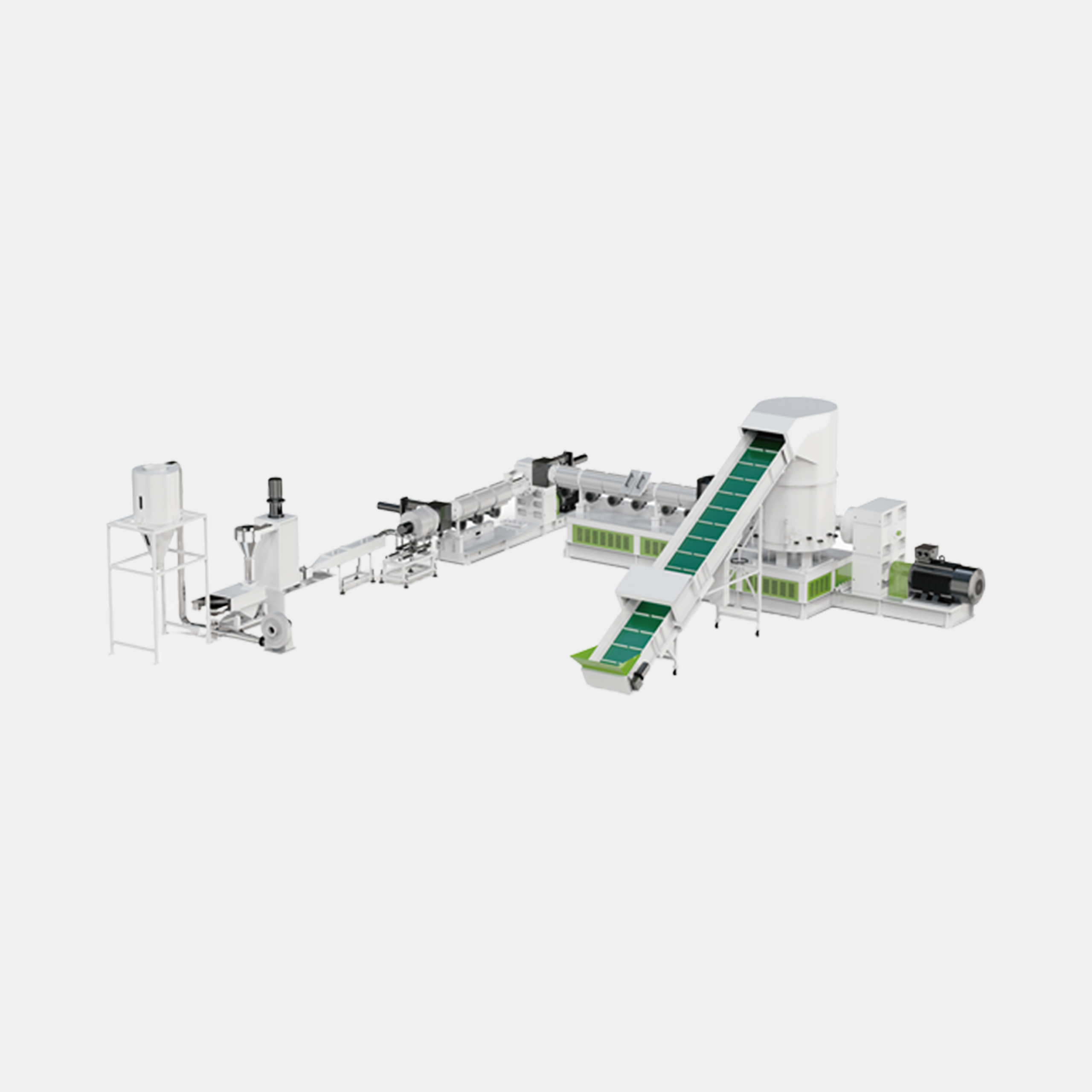 waste recycling line